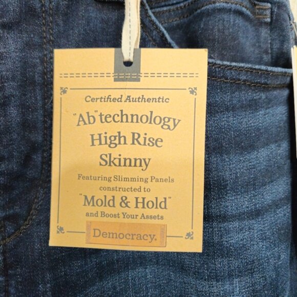 NEW Democracy High Rise Skinny AB Jeans Size 10 Petite - Picture 6 of 6